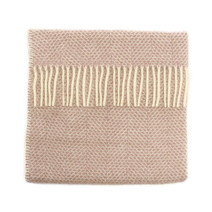 Pink Beehive Baby Pram Blanket by Tweedmill