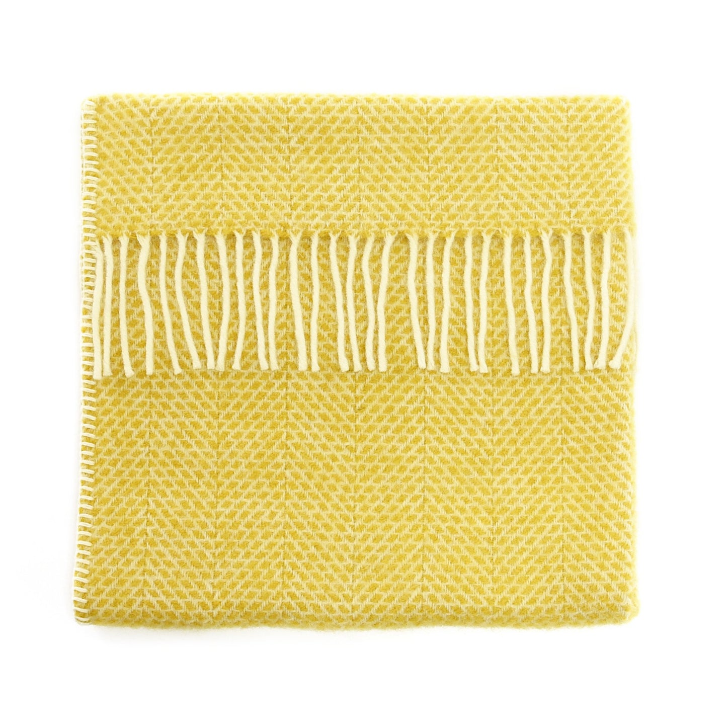 Yellow Beehive Baby Pram Blanket by Tweedmill