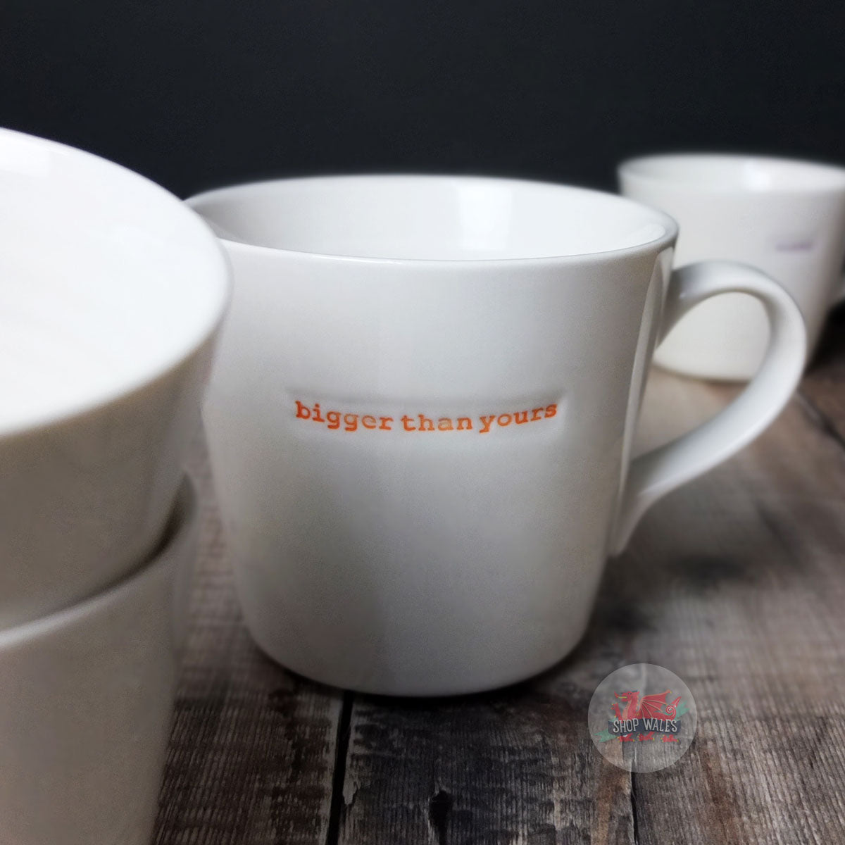 Large Bigger Than Yours Mug by Keith Brymer Jones