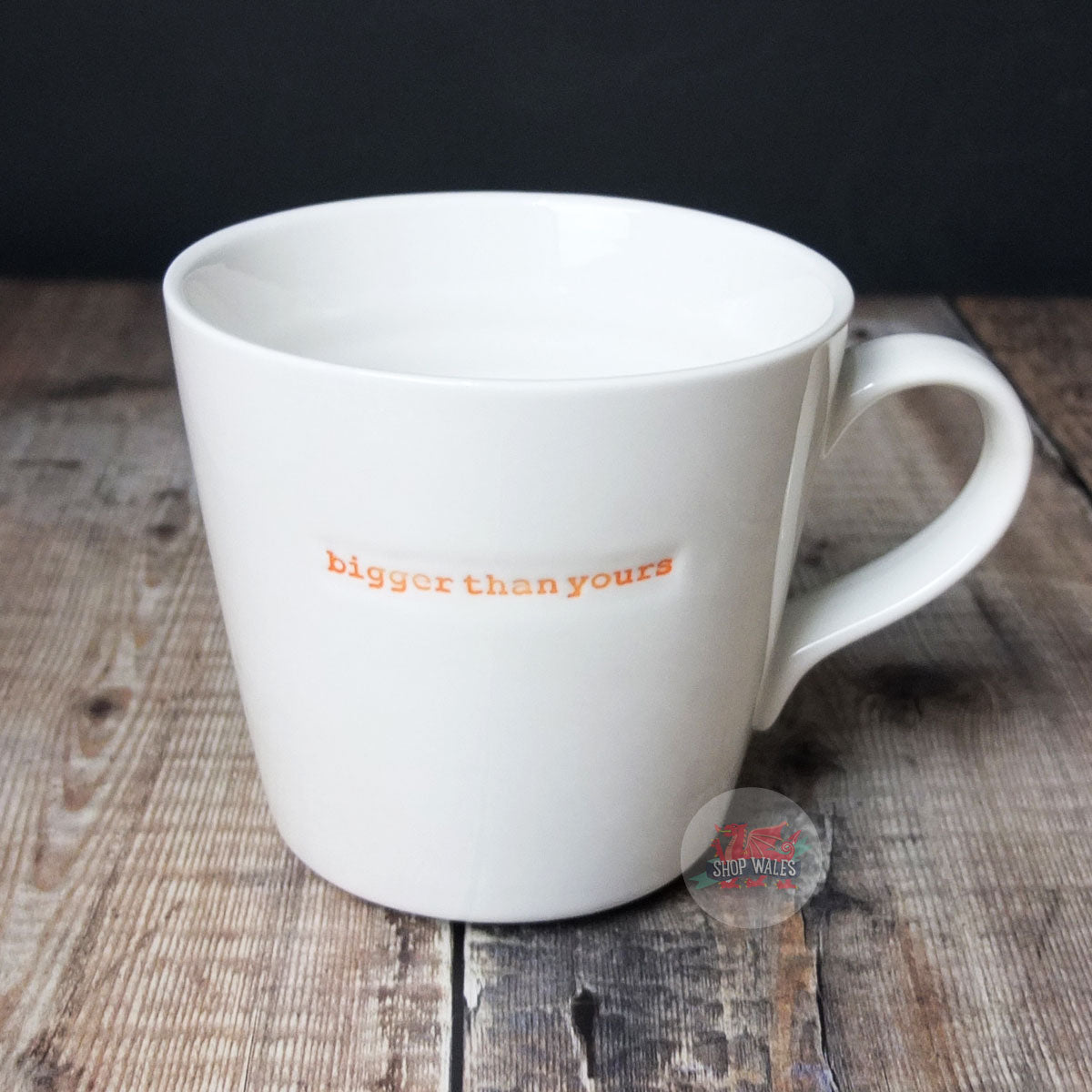 Large Bigger Than Yours Mug by Keith Brymer Jones