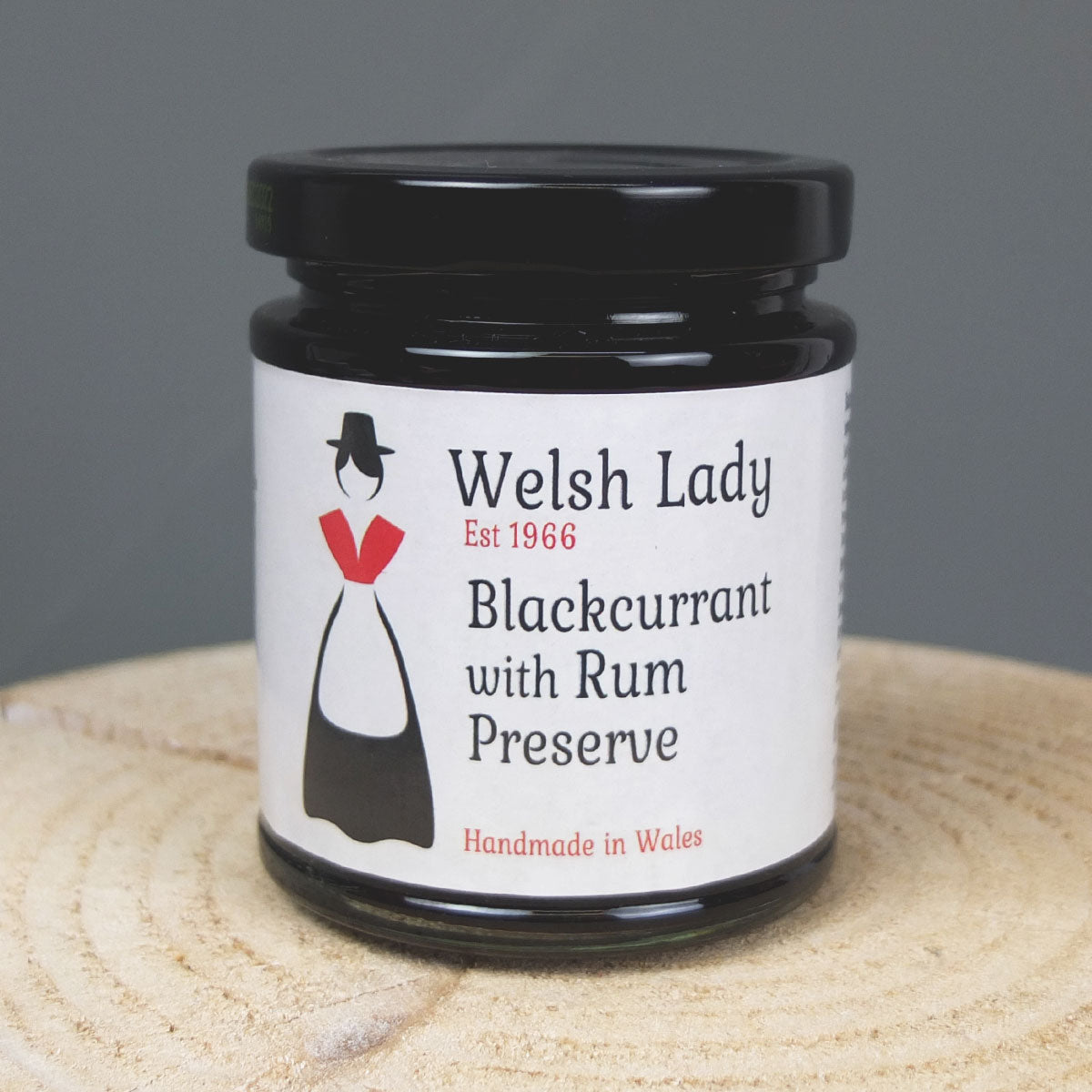 Blackcurrant and Rum Preserve by Welsh Lady Preserves
