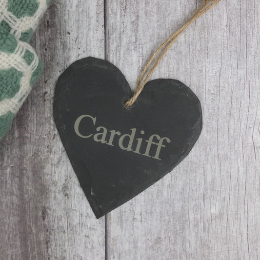 Cardiff Medium Slate Heart