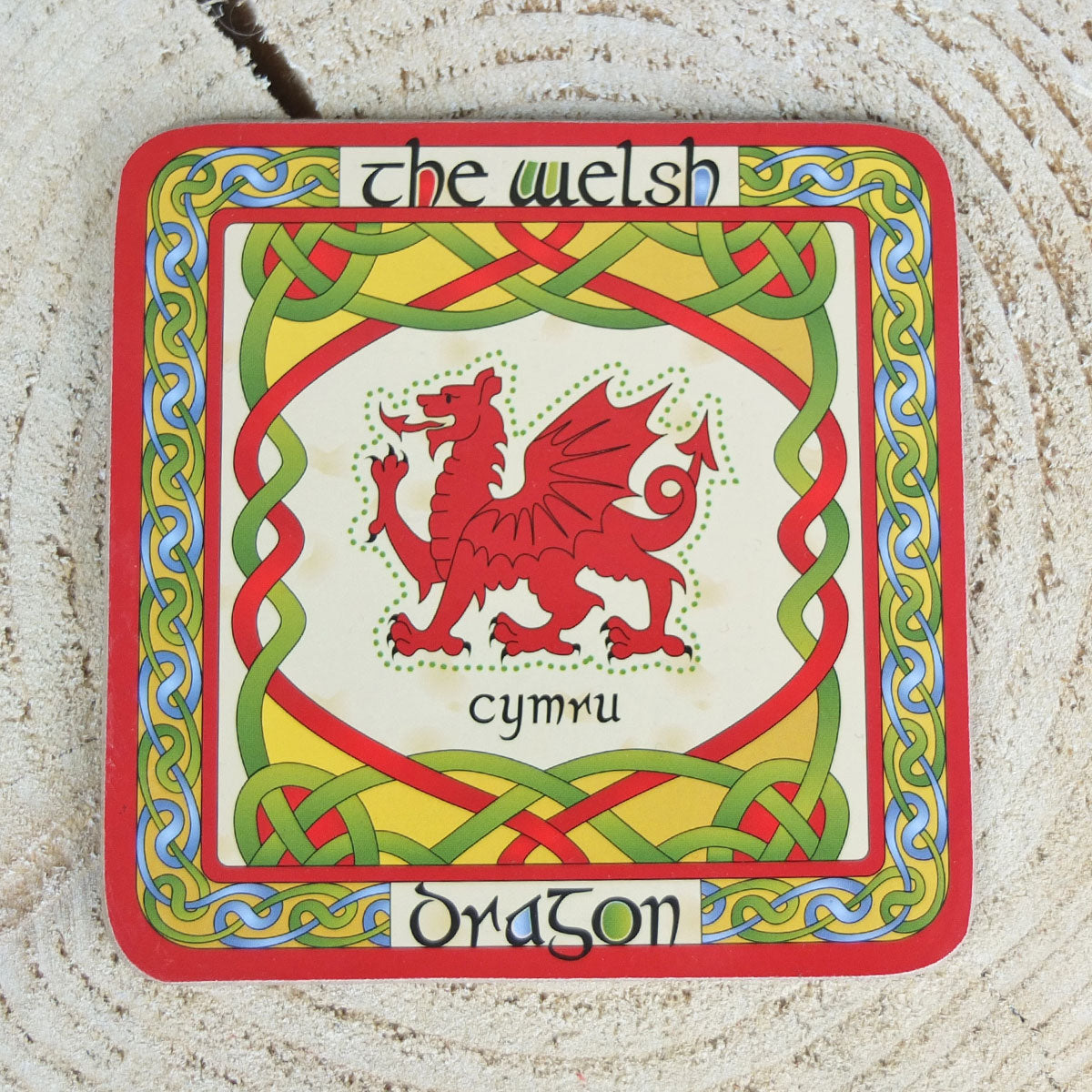 Celtic Weave Dragon Coaster