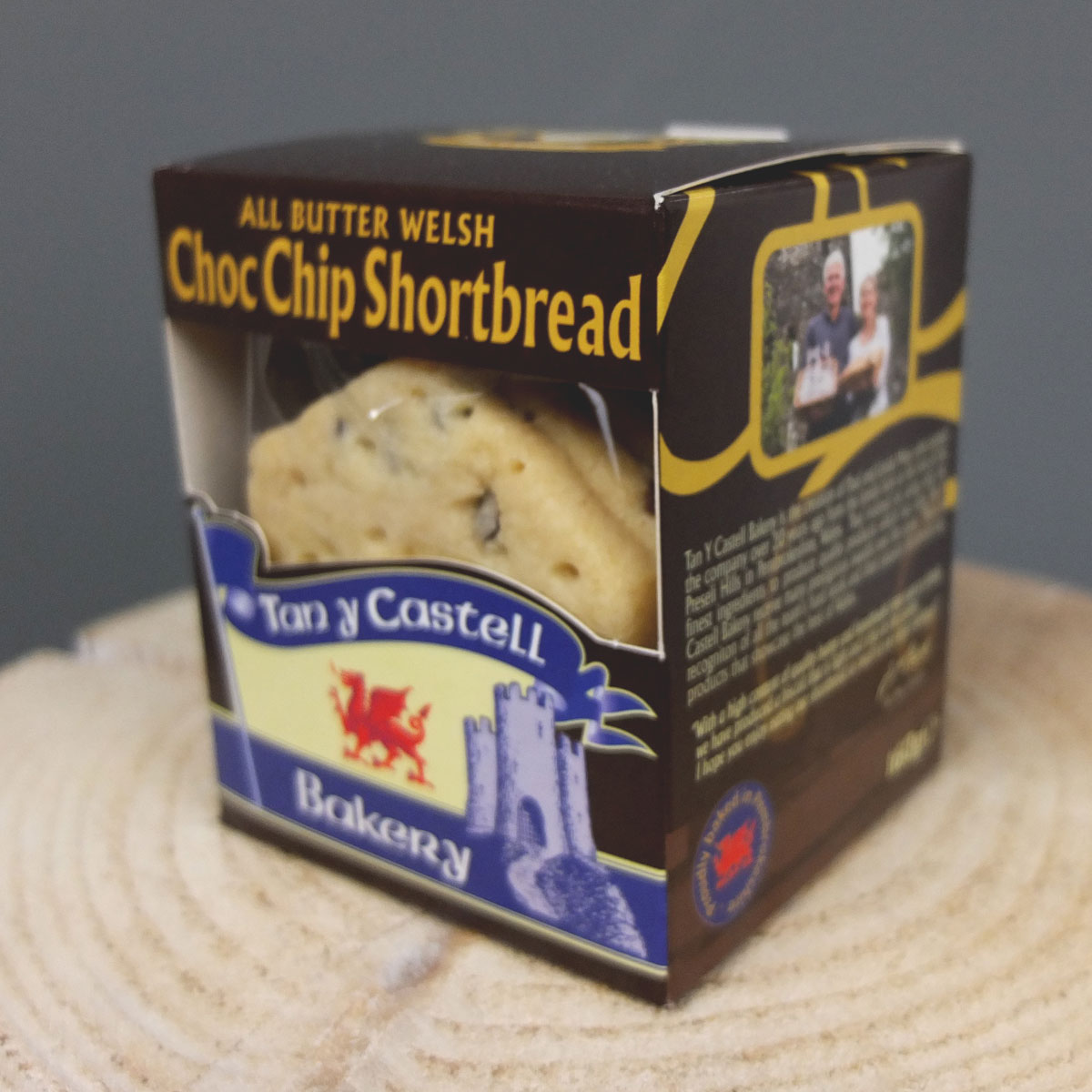 All Butter Welsh Choc Chip Shortbread - Box of 8