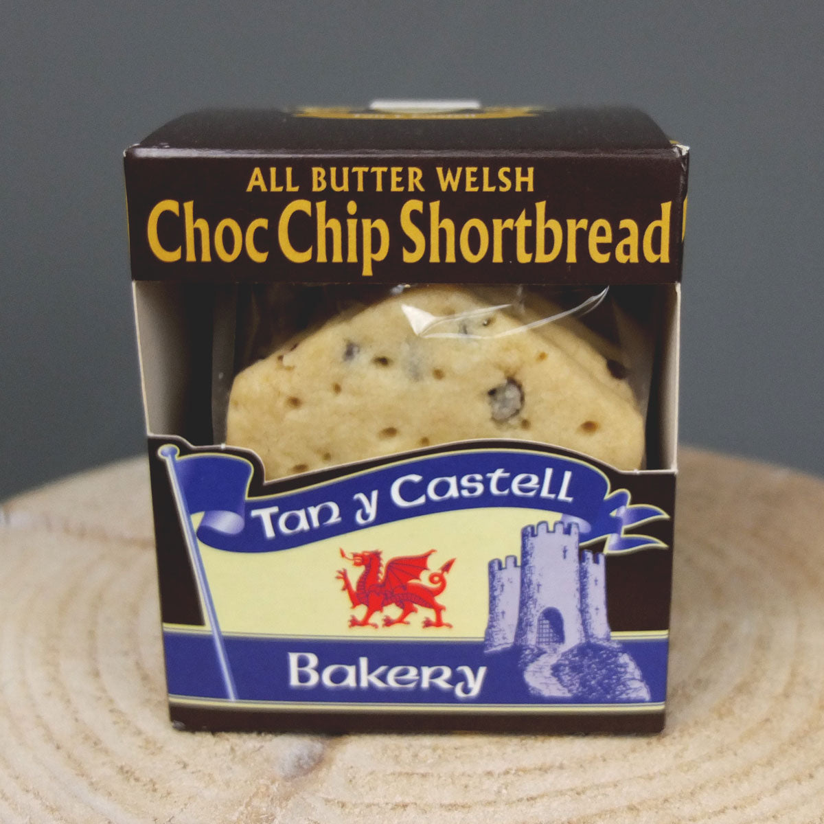 All Butter Welsh Choc Chip Shortbread - Box of 8
