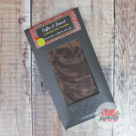 Coffee and Biscuit Dark Chocolate Bar