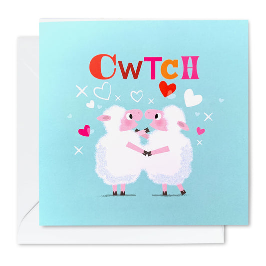 Cwtch Sheep Card