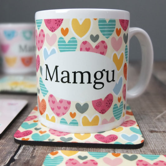 Mamgu Hearts Mug