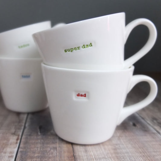 Super Dad Mug by Keith Brymer Jones
