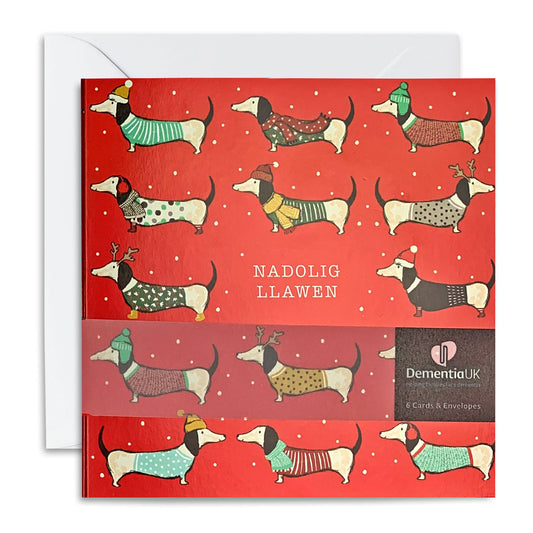 Christmas Sausage Dog Card Pack