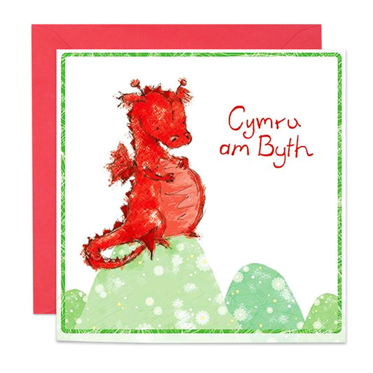 Cymru Am Byth Delwyn Card