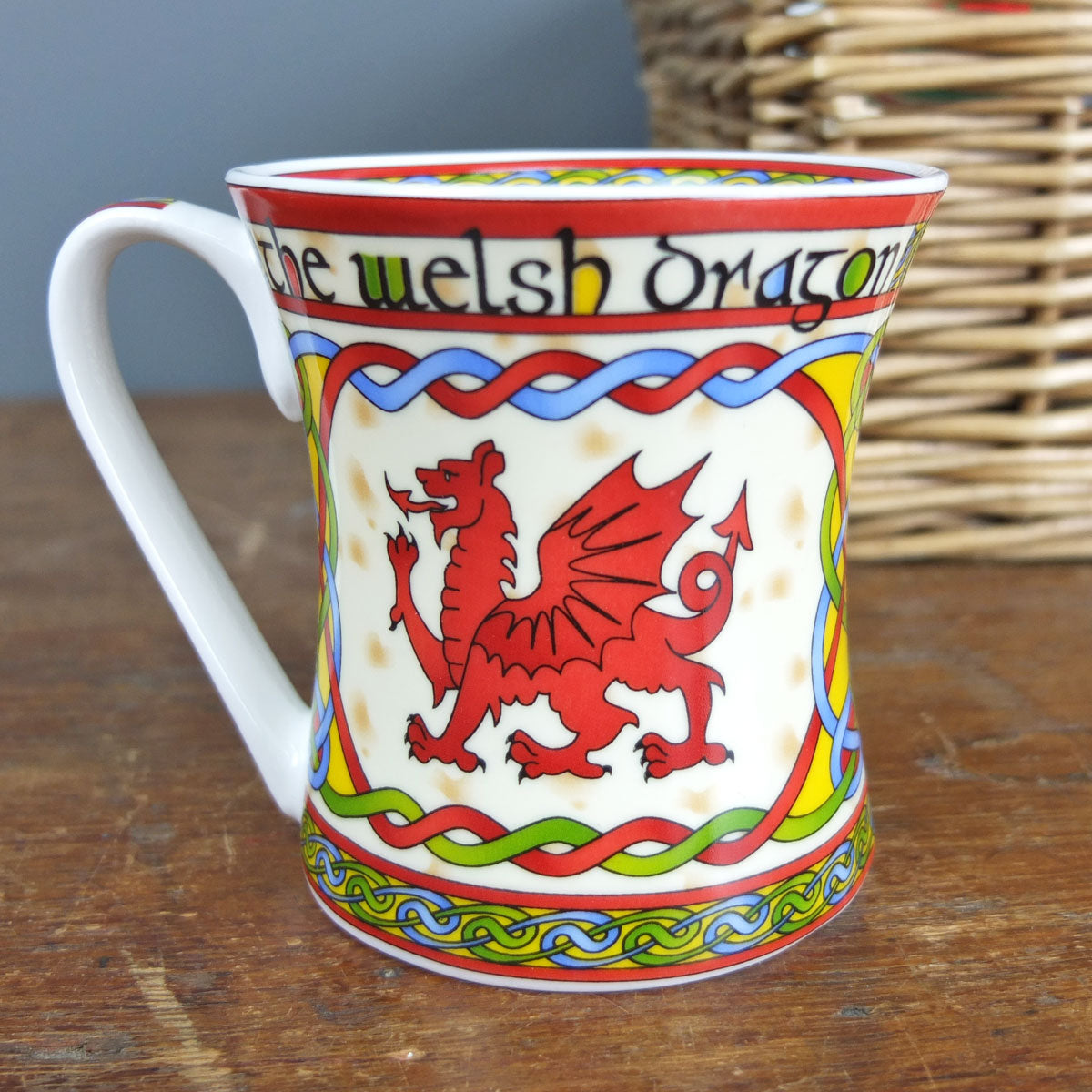Welsh Weave Dragon Mug