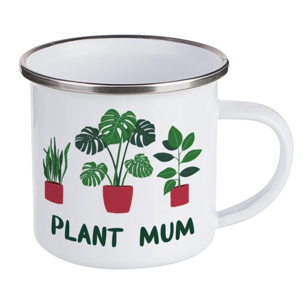 Plant Mum Enamel Mug