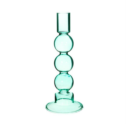 Turquoise Bubble Candle Holder