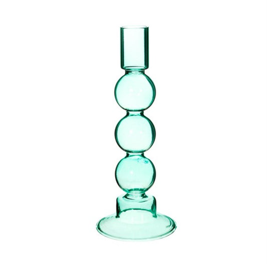 Turquoise Bubble Candle Holder