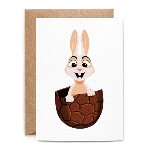 Bunny in Egg Card