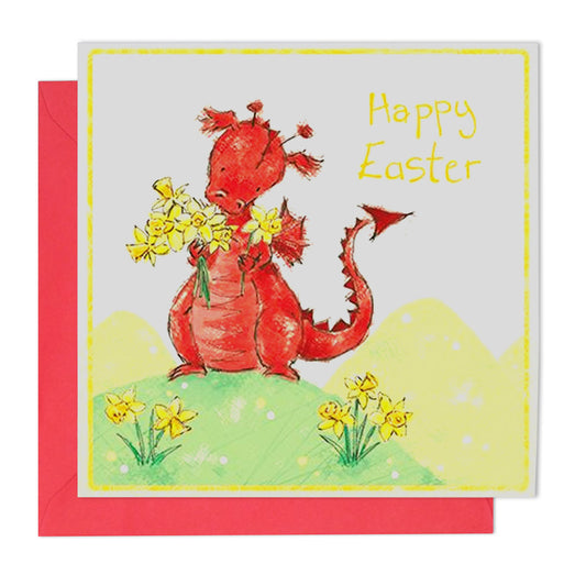 Happy Easter Dragon Card