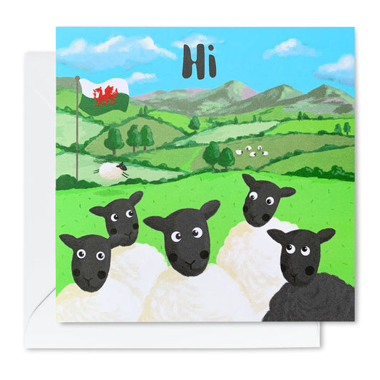 Hi from Wales Card