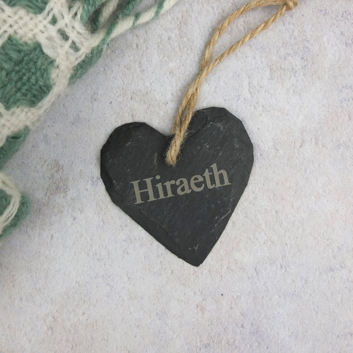 Small Slate Hiraeth Heart