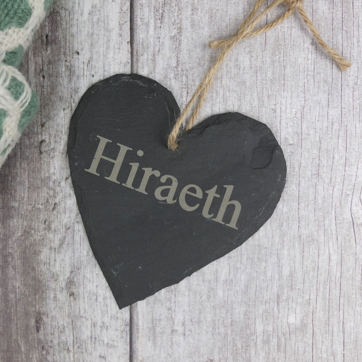 Hiraeth Medium Slate Heart