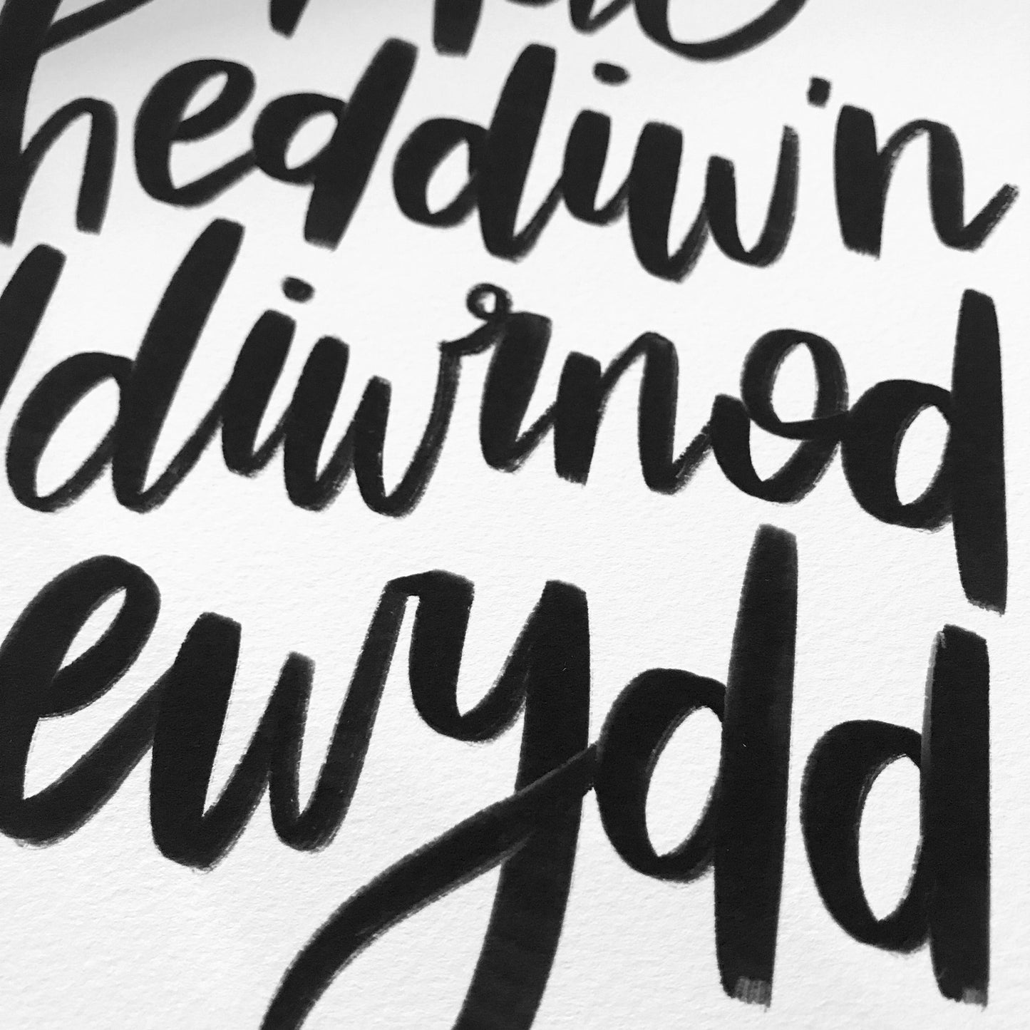 Mae Heddiwn Ddiwrnod Newydd Welsh Art Print 10 x 8