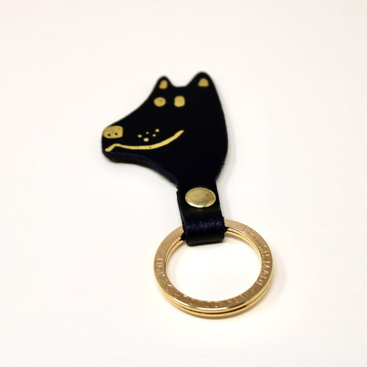 Black Dog Keyring