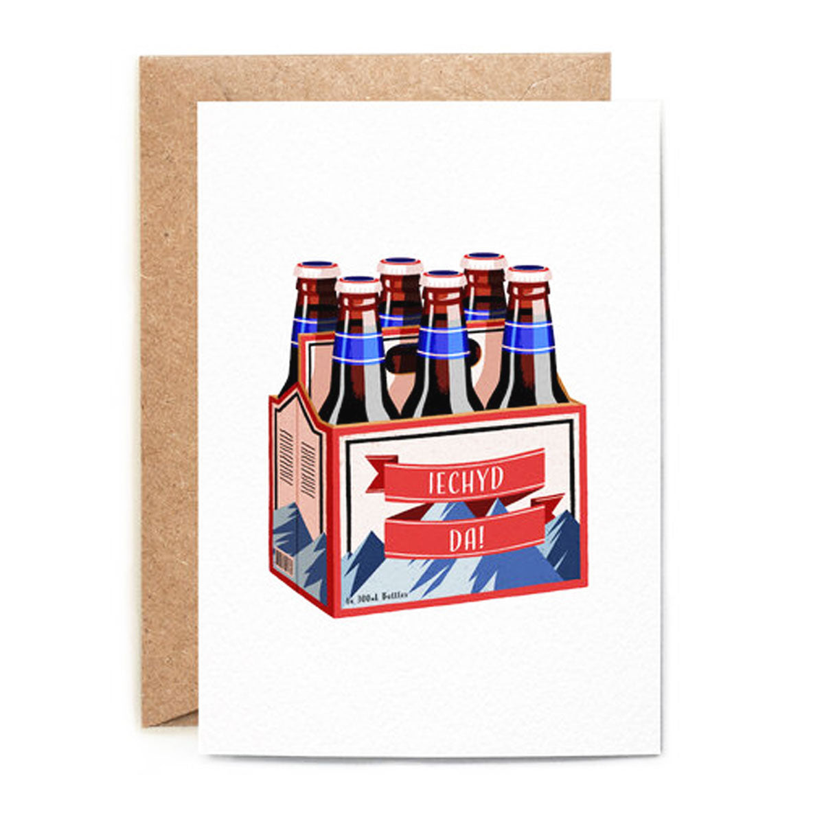 Iechyd Da Welsh Greeting Card Little Welsh Company