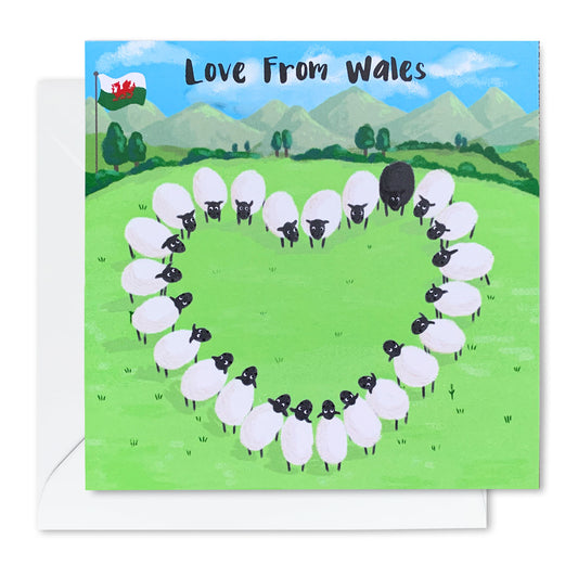 Love from Wales Card