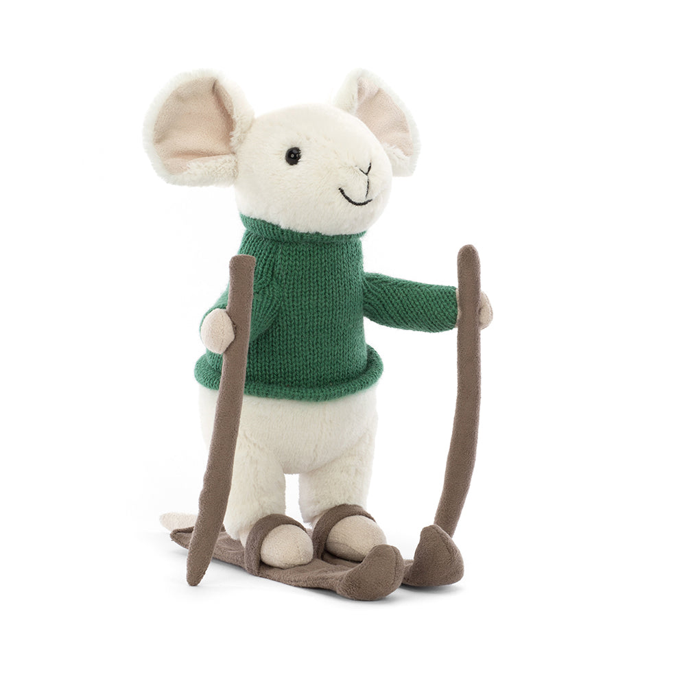 Skiing Merry Mouse by Jellycat
