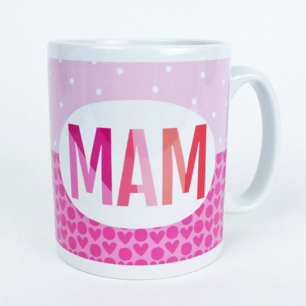 Welsh Mam Mug in Pink