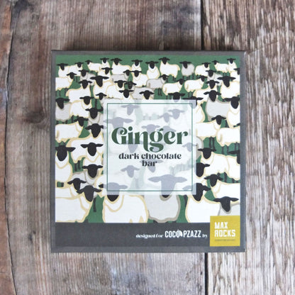 Vegan Max Rocks Dark Chocolate Ginger Bar