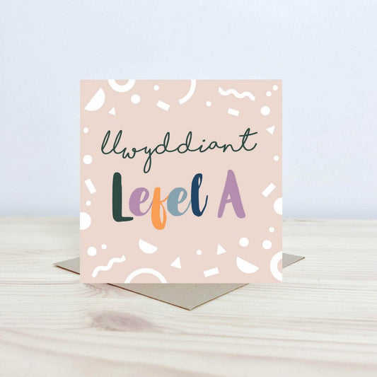 Pink A-Level Card