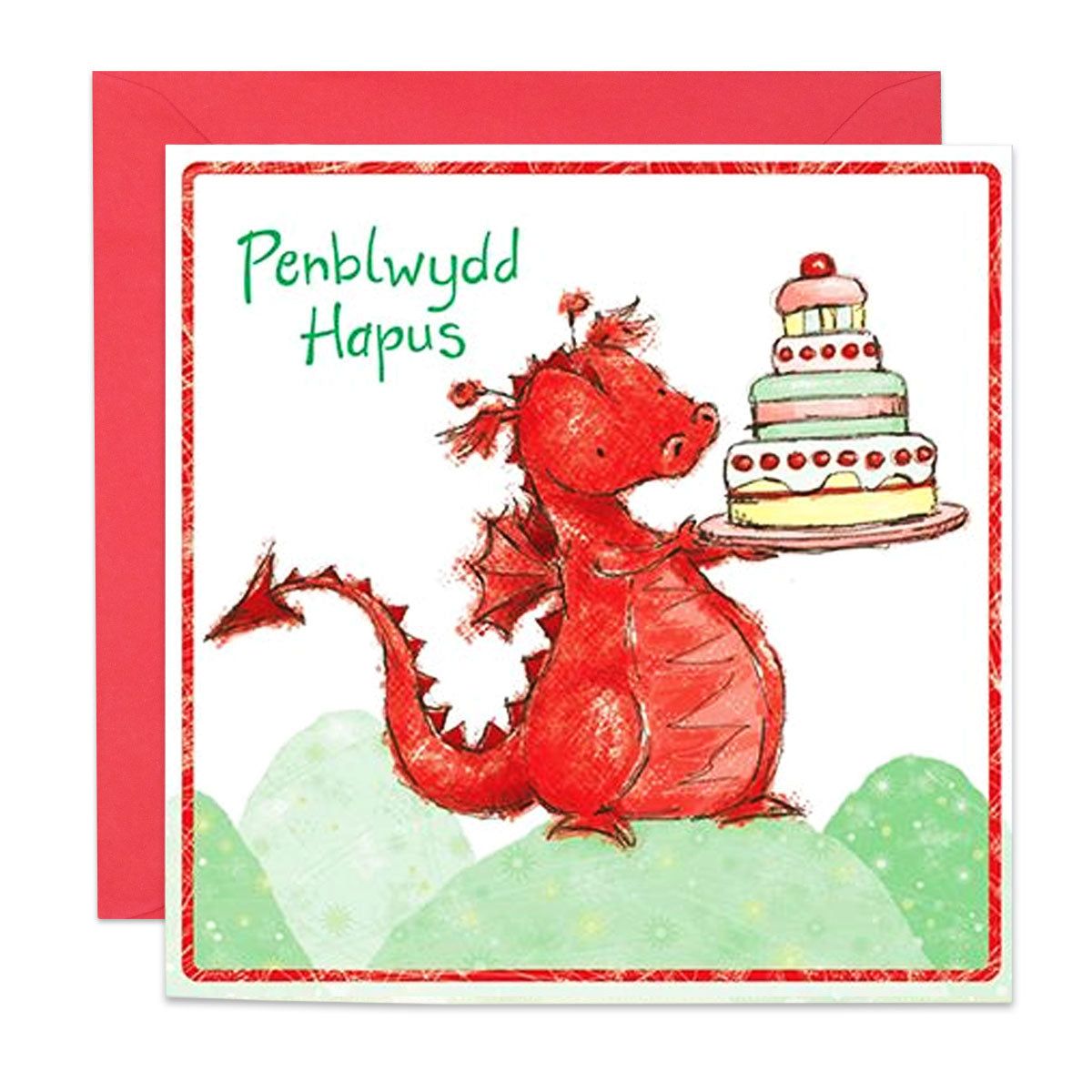 Penblwydd Hapus Delwyn Card