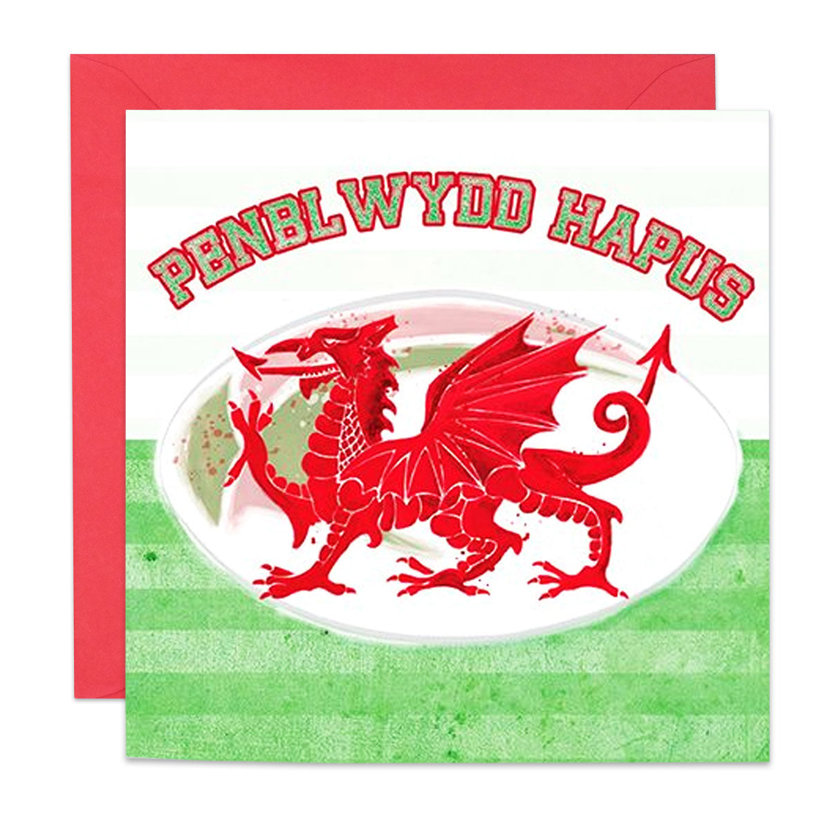Penblwydd Hapus Rugby Card