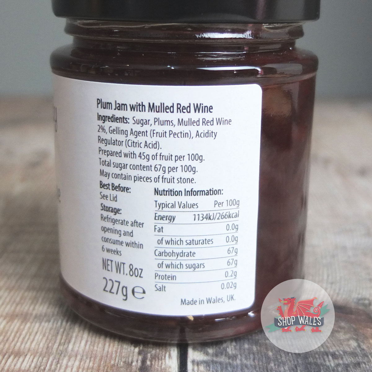 Plum & Mulled Wine Preserve