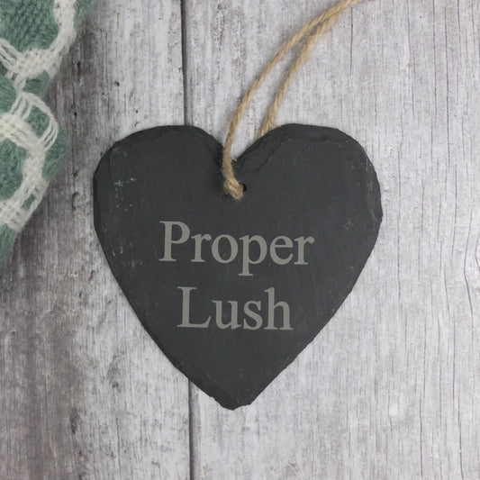Proper Lush Medium Slate Heart