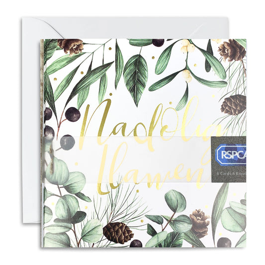 Winter Foliage 6 Pack of Charity Cards
