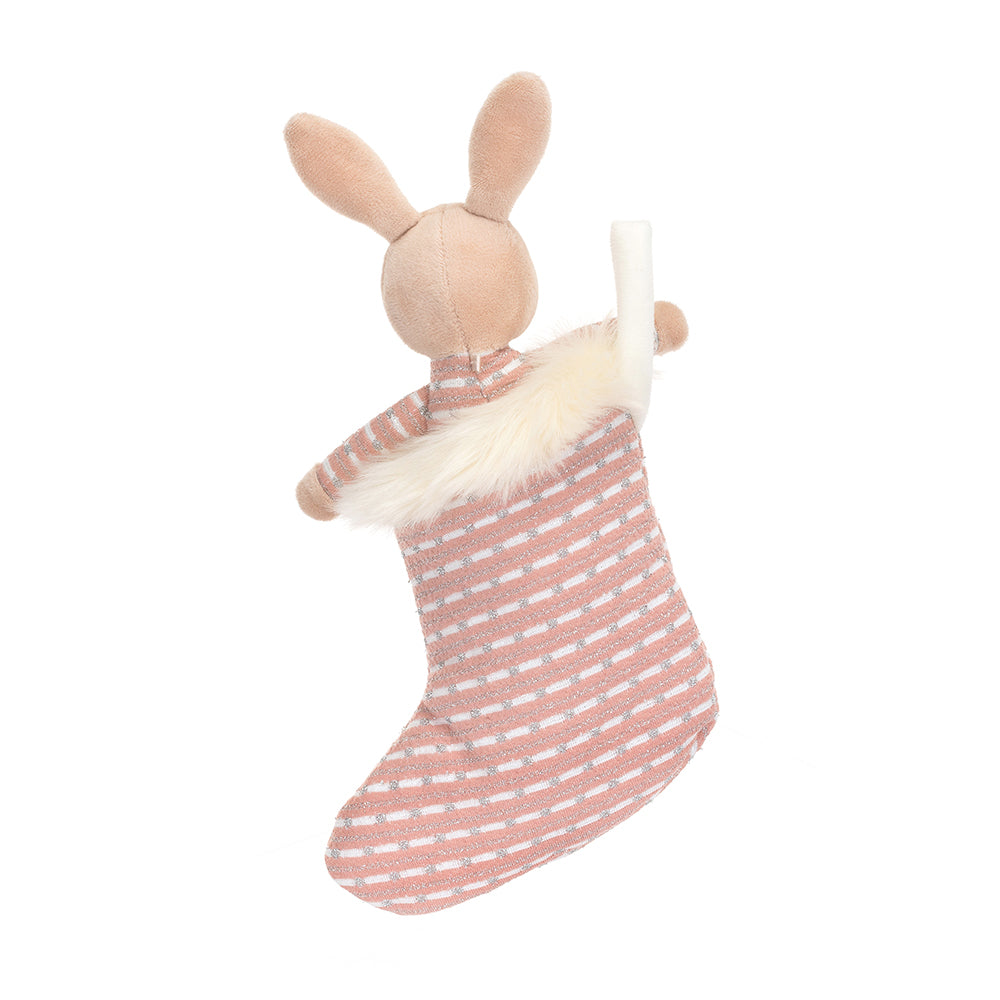 Shimmer Stocking Bunny by Jellycat