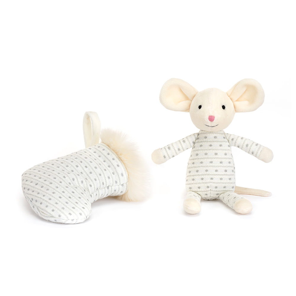 Shimmer Stocking Mouse by Jellycat