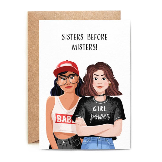 Sisters Before Misters Card