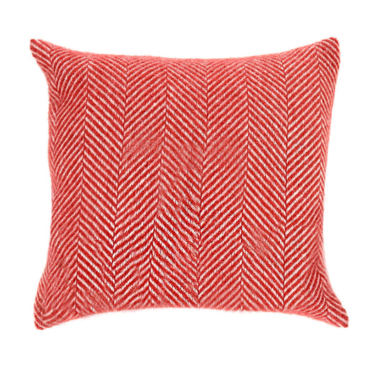 Tweedmill Wool Cushion in Red