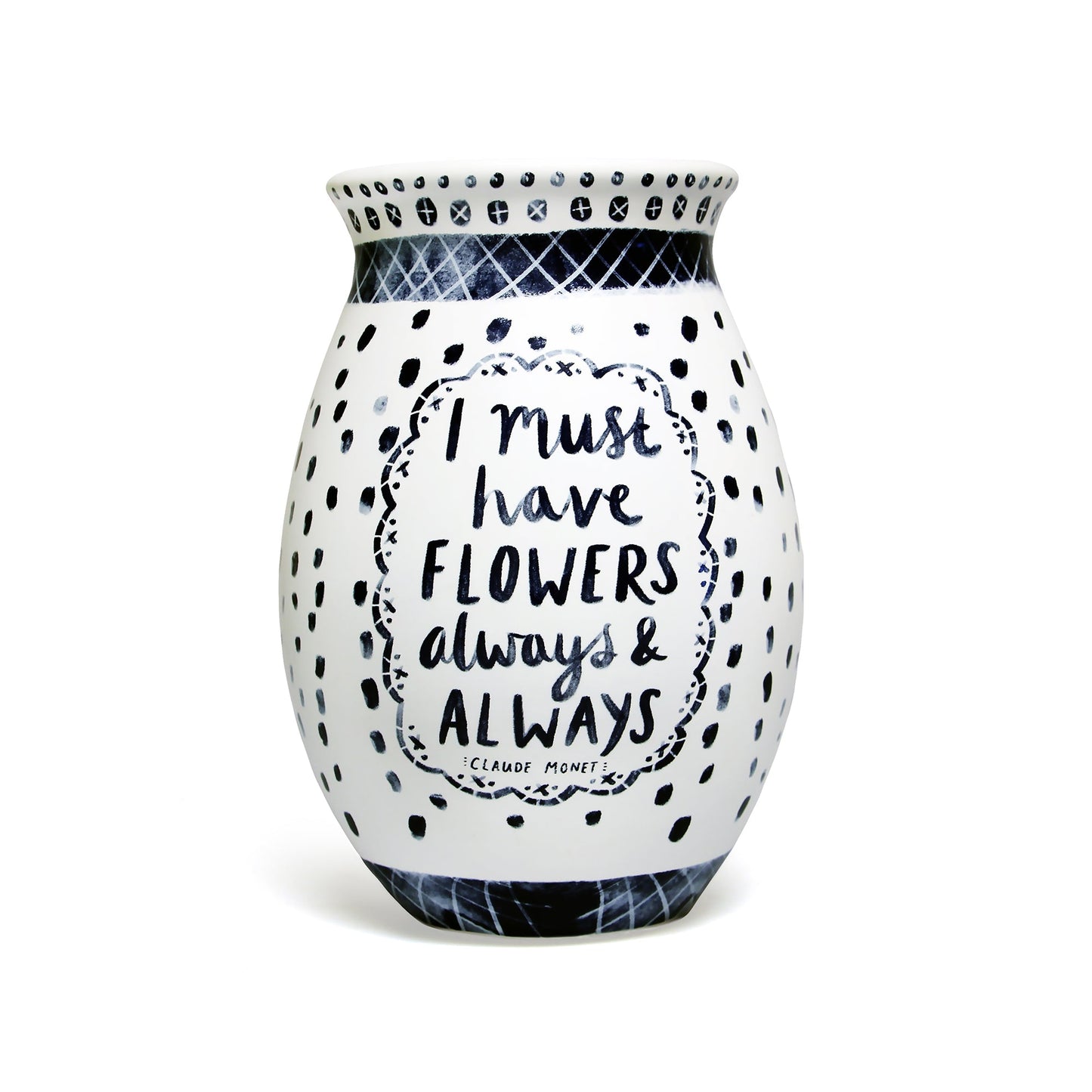 I Must Have Flowers Vase