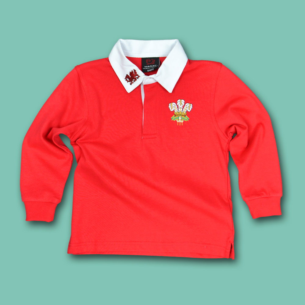 Welsh Rugby Top Designer Classic Kids Wales Rugby Shirt – Little Welsh Company