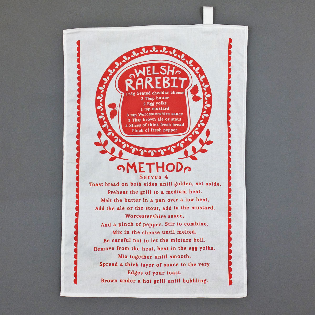 Welsh Rarebit Tea Towel