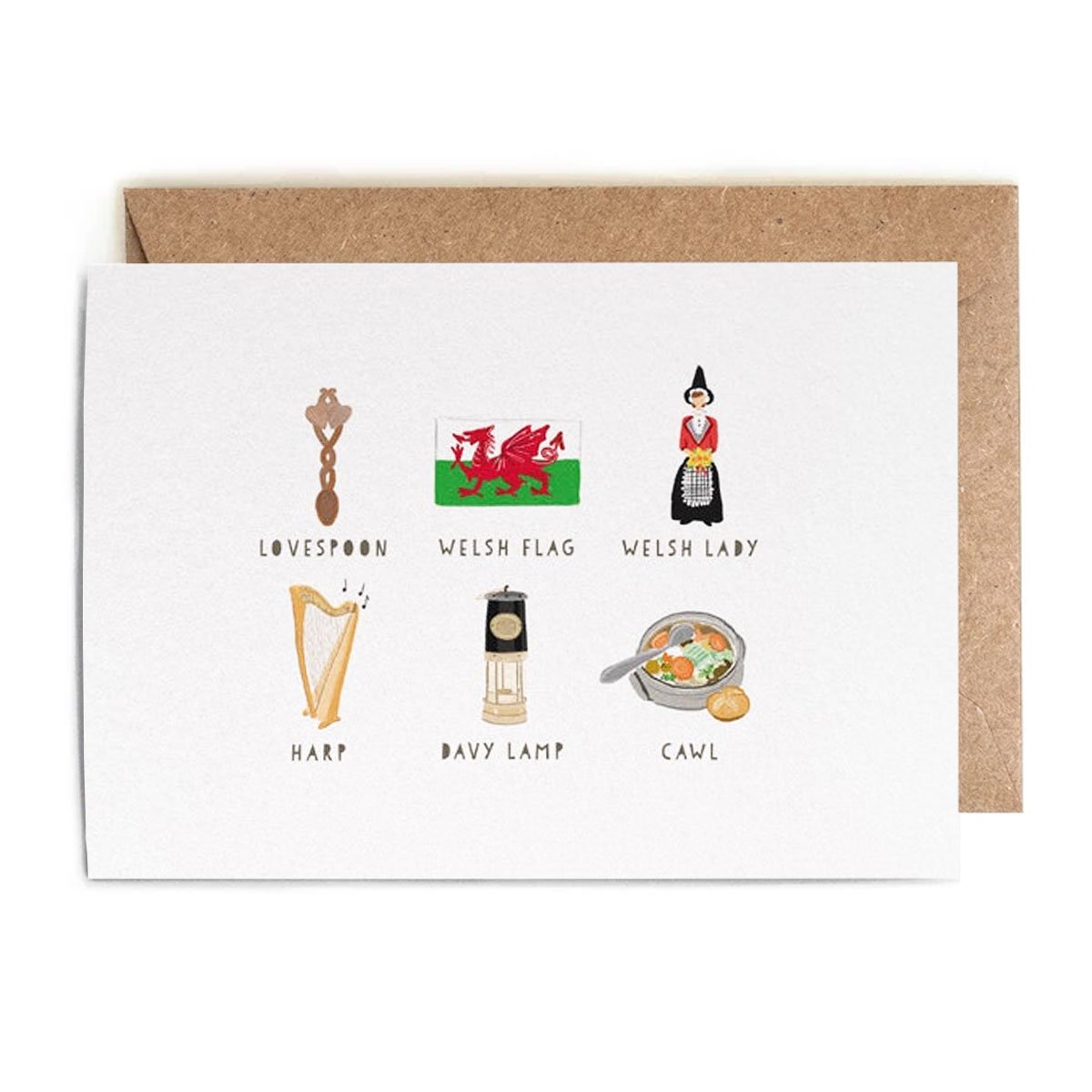 All things Welsh Greeting Card