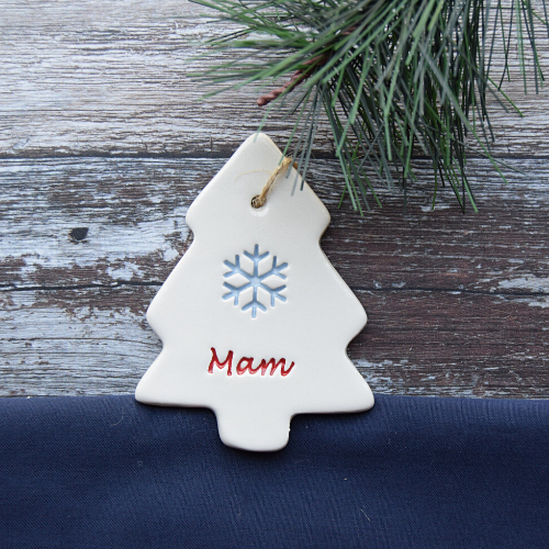 Handmade Mam Ceramic Tree Decoration