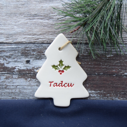 Handmade Tadcu Ceramic Tree Decoration