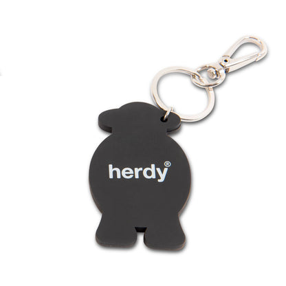 Herdy Orange Chunky PVC Yan Keyring