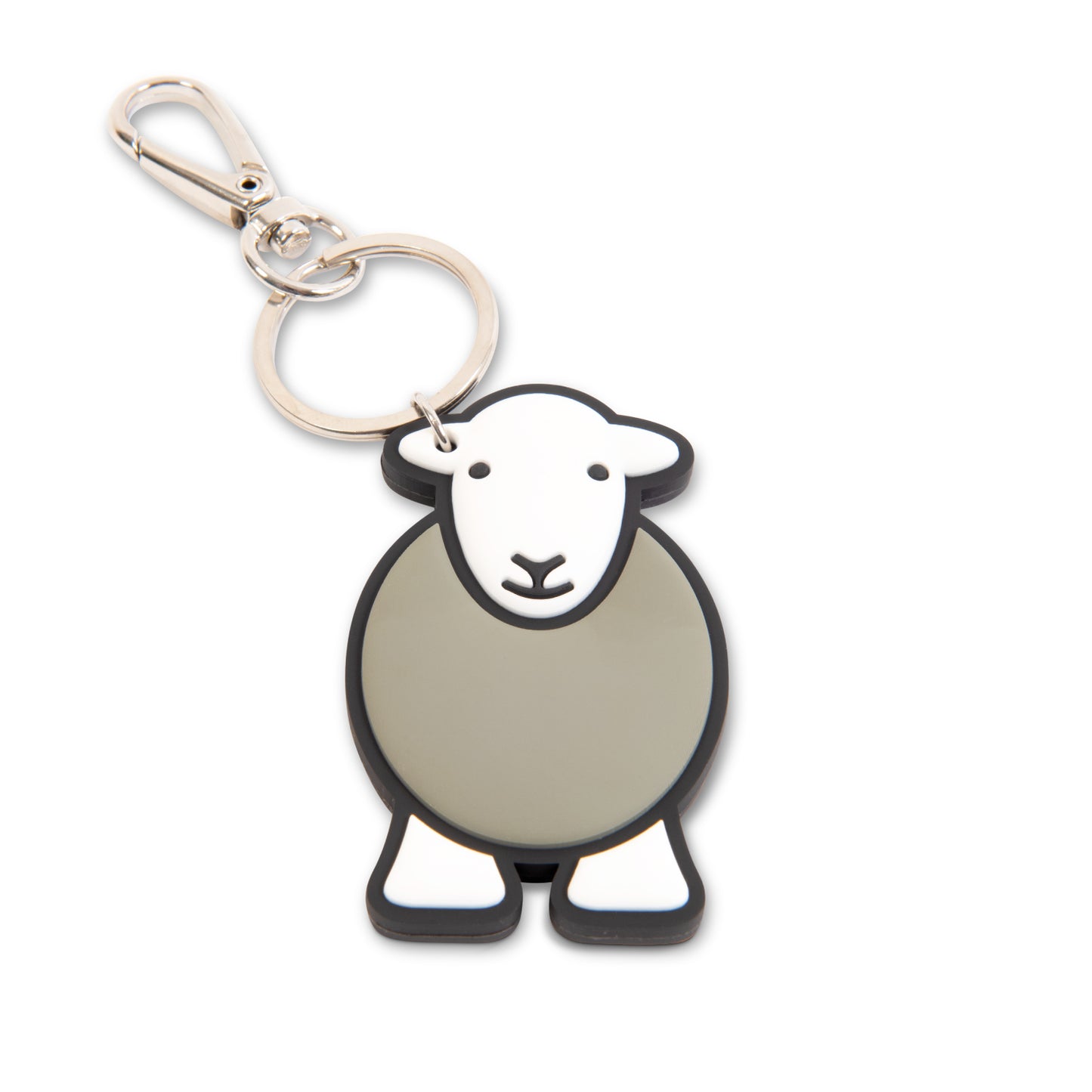 Herdy Grey Chunky PVC Yan Keyring