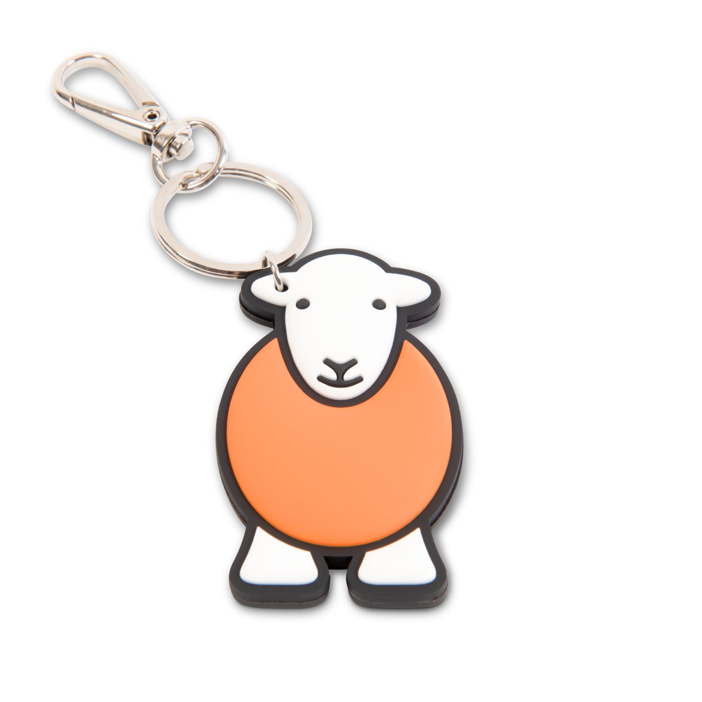 Herdy Orange Chunky PVC Yan Keyring